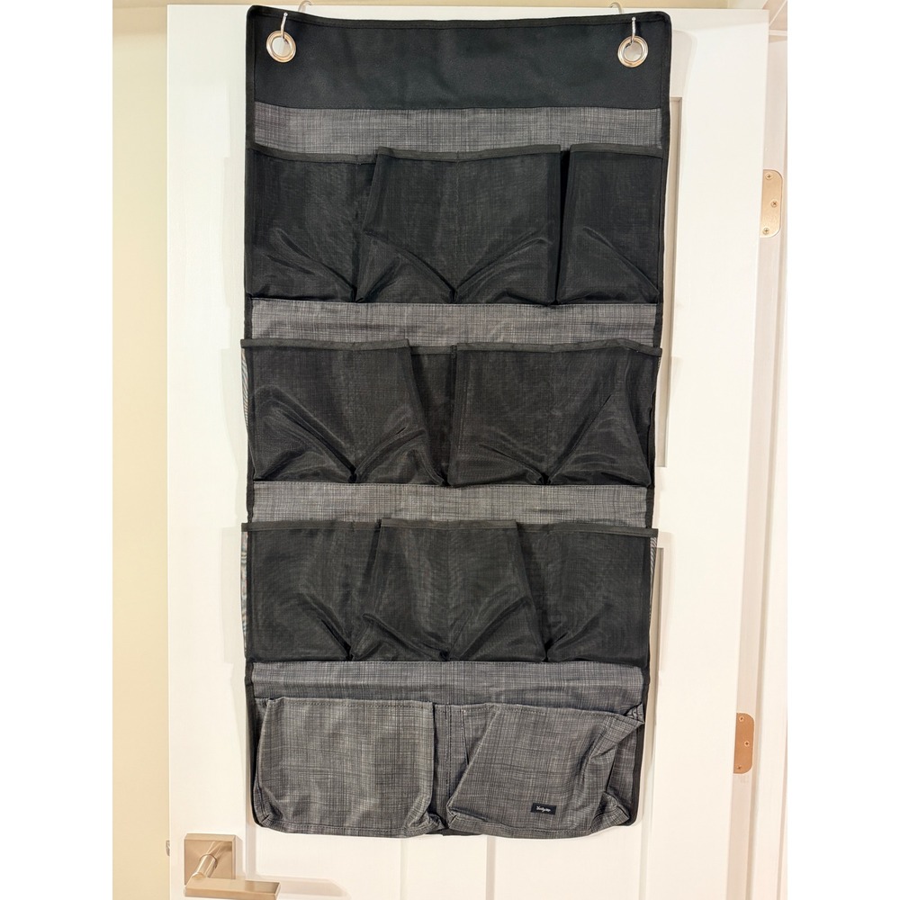 Thirty-One Hang-Up Space Saver & Activity Organizer Black Cross Pop Set 758D - Picture 2 of 7